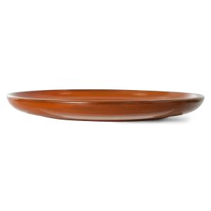 HKliving - Chef Ceramics Assiette, Ø 26 cm, burned orange