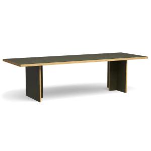 HKliving - Table de salle à manger rectangulaire, 280 cm, f…