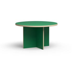 HKliving - Table de salle à manger, Ø 130 cm, vert