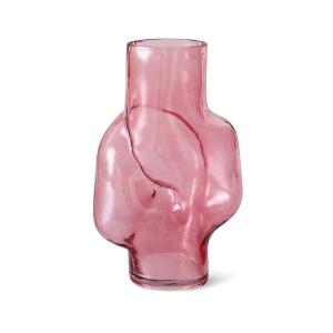 HKliving - Gleam Vase en verre high, rose