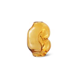 HKliving - Gleam Vase en verre small, amber