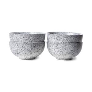 HKliving - Gradient Bol, Ø 13 cm, cream (jeu de 4)