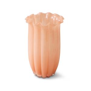 HKliving - High Vase en verre, peach