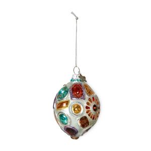 HKliving - HK Christmas Ornaments, jewels ovale