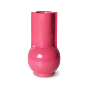 HKliving - Vase en céramique, hot pink
