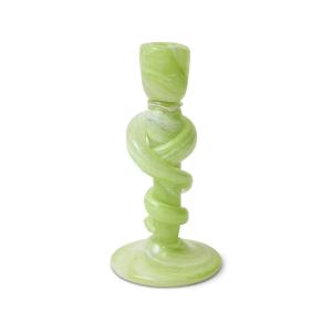 HKliving - Knotted Bougeoir large, vert