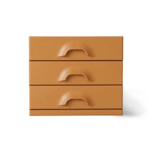 HKliving - Commode 3 tiroirs, ginger orange