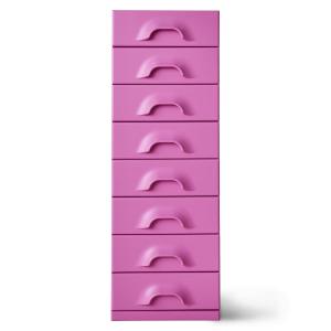 HKliving - Commode avec 8 tiroirs, urban pink