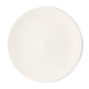 HKliving - Kyoto Assiette, Ø 27,5 cm, blanc moucheté