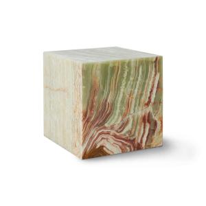 HKliving - Marble Block Table, 35 cm onyx