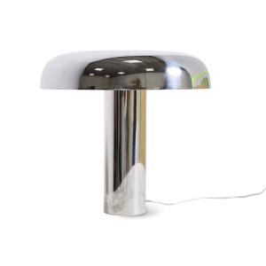 HKliving - Mushroom Lampe de table, chrome