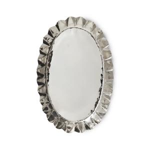 HKliving - New Classics Plateau, large, chrome