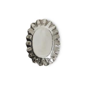 HKliving - New Classics Plateau, moyen, chrome