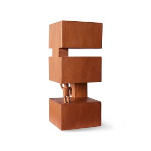 HKliving - Objects Sculpture en bois ; Empowered / brun