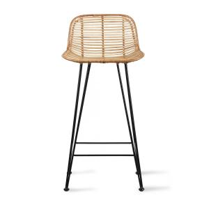 HKliving - Rattan Chaise de bar, naturel