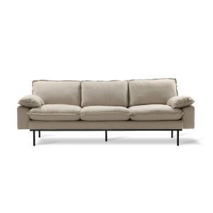 HKliving - Retro Canapé, 3 places, beige