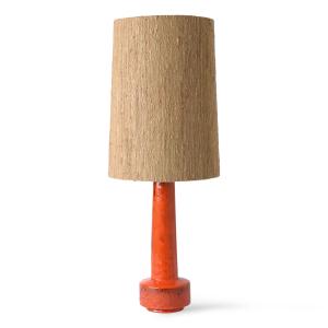 HKliving - Retro Pied de lampe de table, H 48 cm, lava red…