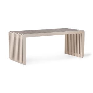 HKliving - Slatted Banc 96 cm, crème