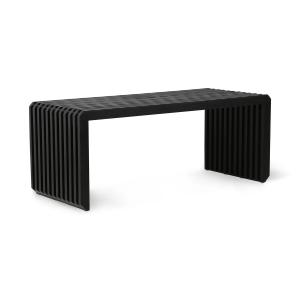 HKliving - Slatted Banc 96 cm, noir