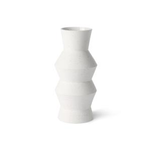 HKliving - Vase en speckled clay angulaire, m, ø 13,5 x 29,…