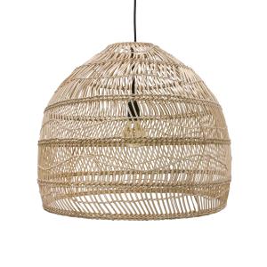 HKliving - Wicker Lampe suspendue M, Ø 60 x H 50 cm, nature