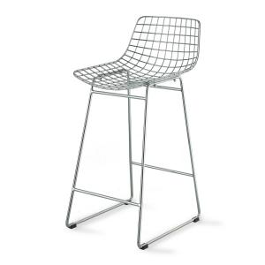 HKliving - Wire Chaise de bar, chromée