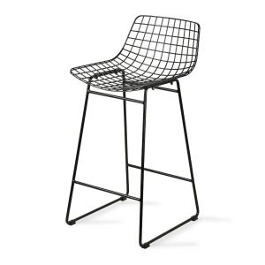 HKliving - Wire Chaise de bar, noire