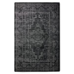 HKliving - Tapis en laine, 200 x 300 cm, noir