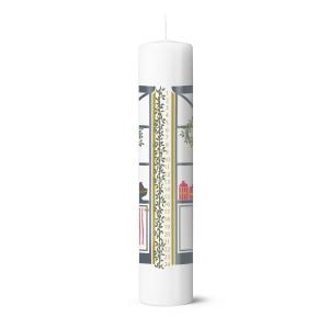 Holmegaard - Bougie de calendrier de Noël 2024, Ø 5 cm, mul…