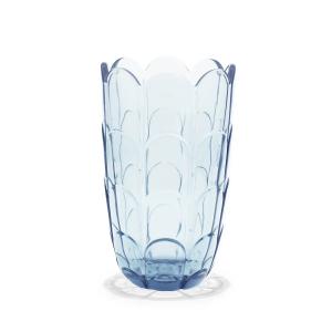 Holmegaard - Lily Vase, H 19 cm, blue iris