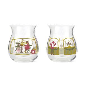 Holmegaard - Porte-lampes de Noël 2023, H 7,5 cm (lot de 2)