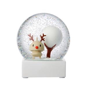 Hoptimist - Reindeer Boule à neige, large, latte