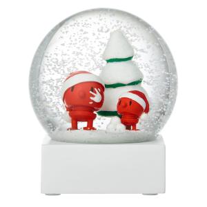 Hoptimist - Santa Boule à neige, large, rouge