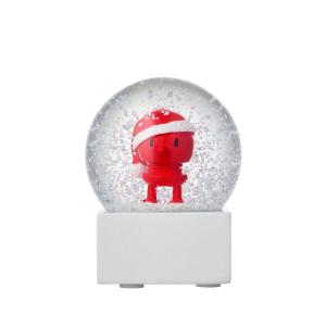 Hoptimist - Santa Boule à neige, small, rouge