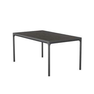 HOUE - FOUR Table Outdoor, 160 x 90 cm, gris foncé / graphi…