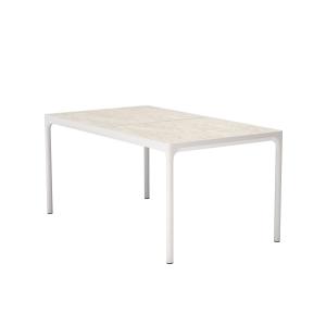 HOUE - FOUR Table d'extérieur, 160 x 90 cm, muted white / s…