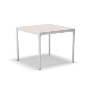 HOUE - FOUR Table d'extérieur, 90 x 90 cm, muted white