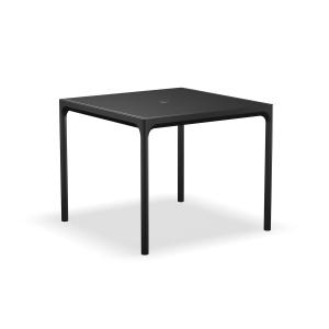 HOUE - FOUR Table d'extérieur, 90 x 90 cm, noir