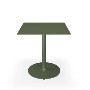 HOUE - Pico table de jardin, 70 x 70 cm, piétement rond, ve…