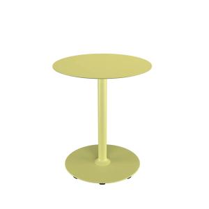 HOUE - Pico Table de jardin, Ø 64 cm, piétement rond, lemon…