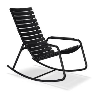 HOUE - ReCLIPS Outdoor fauteuil à bascule, noir