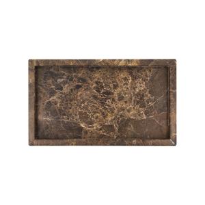 House Doctor - Able Plateau décoratif, 24 x 14 cm, marbre b…