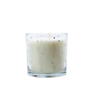 House Doctor - Bougie de l'Avent en verre, Ø 12 cm, argenté…