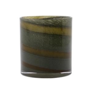 House Doctor - Blur Porte-bougie à chauffe-plat, brun