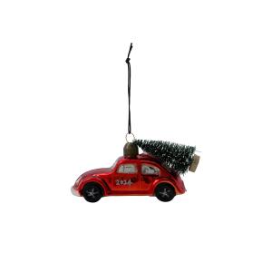 House Doctor - Xmas Cars Voitures décoratives, 5,5 cm / rou…