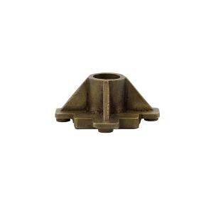 House Doctor - Castle Bougeoir, h 3,5 cm, finition laiton a…