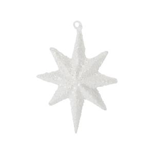 House Doctor - Chunky Pendentif décoratif étoile, blanc