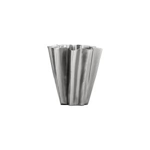 House Doctor - Flood Vase, Ø 12,5 x H 13 cm, finition argen…