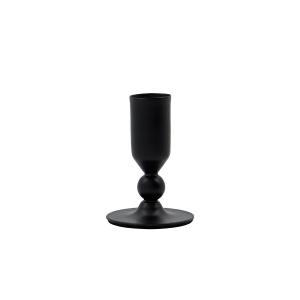 House Doctor - Folk Bougeoir, H 7 cm, noir