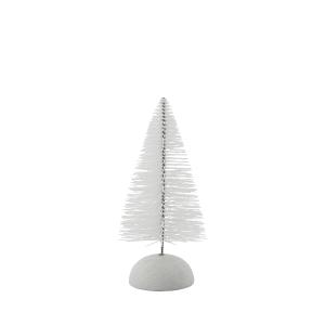 House Doctor - Frost Sapin de Noël, 17 cm, blanc